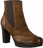 Plateau-Stiefeletten für Damen 630391 (Braun)