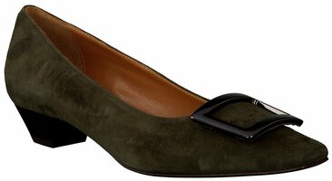 Leder-Pumps für Damen 604896 (Oliv)