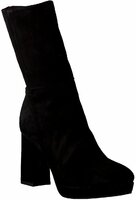 Damen-Stiefeletten aus Leder 634062 (Schwarz)