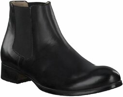 Leder-Stiefeletten für Damen636332 (Schwarz)