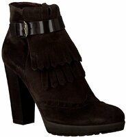 Stiefeletten mit Absatz 629054 (Dunkelbraun)