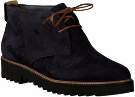 Leder-Stiefeletten 630470 (Dunkelblau)