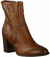 Stiefeletten mit Absatz 636137 (Mittelbraun)