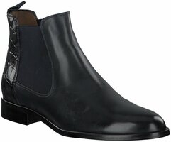 Damen-Stiefeletten aus Leder 634487 (Dunkelblau)
