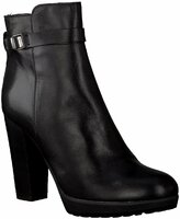 Leder-Stiefeletten 629088 (Schwarz)