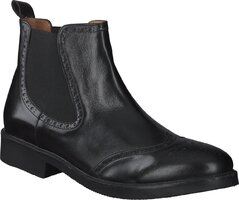 Leder-Boots 636472 (Schwarz)
