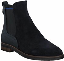 Damen-Stiefeletten aus Leder 631383 (Dunkelblau)
