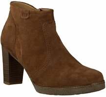 Leder-Stiefeletten 634918 (Braun)