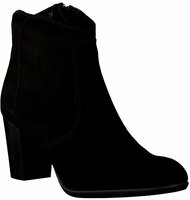 Leder-Stiefeletten 628888 (Schwarz)