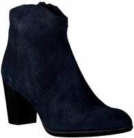 Leder-Stiefeletten 628906 (Dunkelblau)