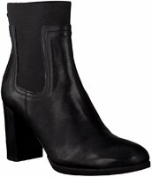 Leder-Stiefeletten 612170 (Schwarz)