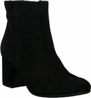 Damen-Stiefeletten aus Leder 637130 (Schwarz)