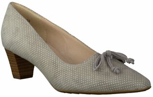 Stephanie Leder-Pumps 578186 (Hellgrau)
