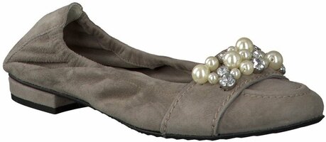 Ballerinas für Damen 650166 (Grau)