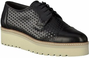 Damen-Schnürschuhe 648164 (Schwarz)