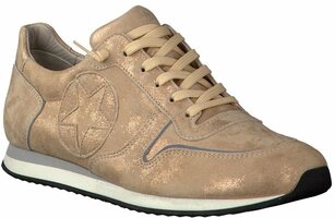 Leder-Schnürschuhe 650353 (Roségold)