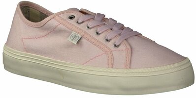 Damen-Schnürschuhe aus Textil 648280 (Rosé)