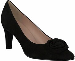 Damen-Pumps aus Leder 209033 (Schwarz)