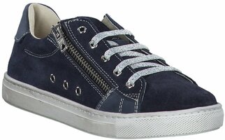 Kinder-Sneaker aus Leder 822851 (Dunkelblau)