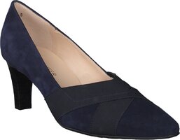 Malana Damen-Pumps aus Leder 709037 (Dunkelblau)