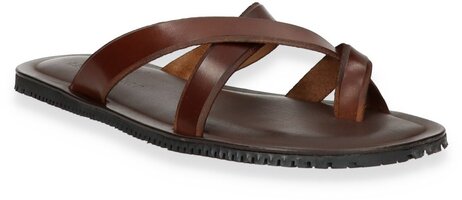 Herren-Zehentrenner aus Leder 675222 (Braun)