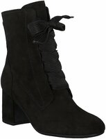 Schnürstiefeletten für Damen 703072 (Schwarz)