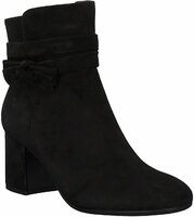 Damen-Stiefeletten aus Leder 685975 (Schwarz)