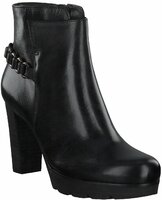 Plateau-Stiefeletten aus Leder 695786 (Schwarz)