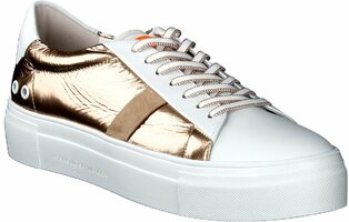 Damen-Sneaker aus Leder 825657 (Weiß)
