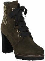 Stiefeletten aus Leder 697199 (Oliv)