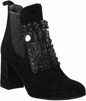 Stiefeletten aus Leder 697217 (Schwarz)