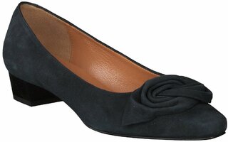 Pumps aus Nubukleder 424377 (Blau)