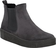 Damen-Boots aus Leder 693558 (Grau)