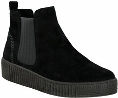 Damen-Chelsea-Boots aus Leder 694800 (Schwarz)