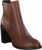 Stiefeletten aus Leder 677322 (Mittelbraun)