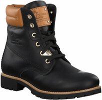 Schnürboots aus Leder 694897 (Schwarz)