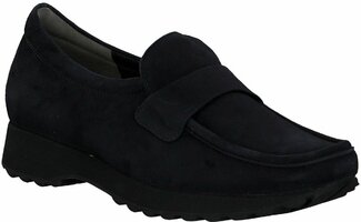 Slipper aus Leder 678144 (Dunkelblau)