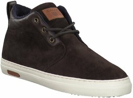 Schnürboots aus Leder 621468 (Dunkelbraun)