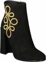 Stiefeletten aus Leder 684041 (Schwarz)