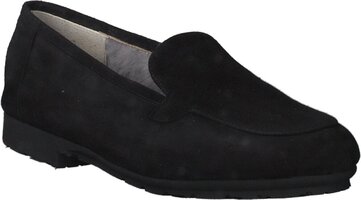 Damen-Slipper aus Leder 709785 (Schwarz)