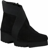 Boots aus Leder 709487 (Schwarz)