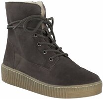 Damen-Winter-Boots aus Leder 693546 (Grau)