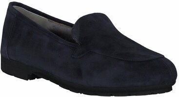 Slipper aus Leder 709773 (Dunkelblau)