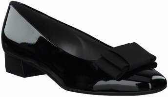 Klassische Pumps aus Leder 723447 (Schwarz)