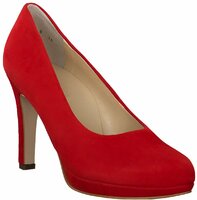 Plateau-Pumps aus Leder 715384 (Rot)