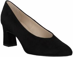 Klassische Pumps aus Leder 711366 (Schwarz)