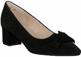 Klassische Pumps aus Leder 711411 (Schwarz)