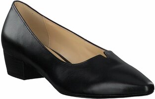Klassische Pumps aus Leder 711858 (Schwarz)
