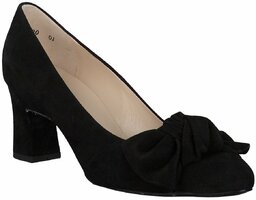 Klassische Pumps aus Leder 711494 (Schwarz)