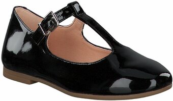 Ballerinas aus Leder 624573 (Schwarz)